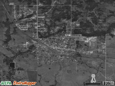 Kingston satellite photo by USGS