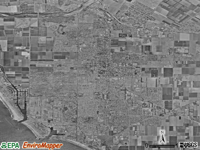 Oxnard satellite photo by USGS