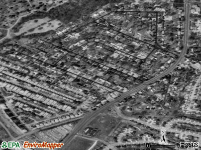 Melville satellite photo by USGS