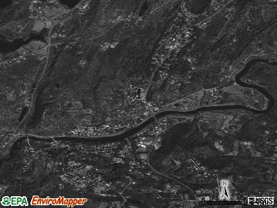 Rosendale Village satellite photo by USGS