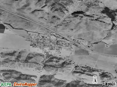 Mariposa satellite photo by USGS