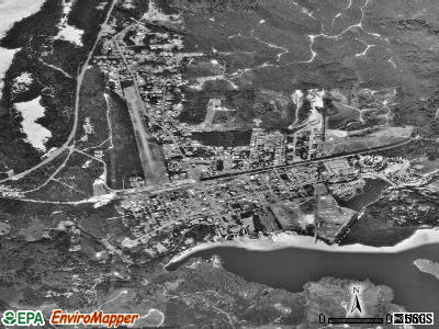 Lakeside satellite photo by USGS