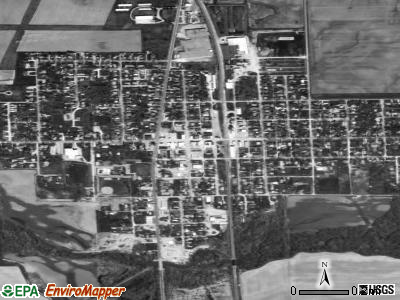 Milford satellite photo by USGS