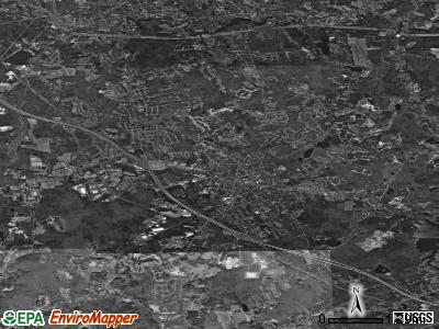 Franklin satellite photo by USGS