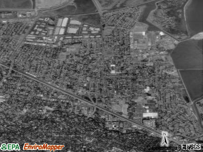 East Palo Alto satellite photo by USGS