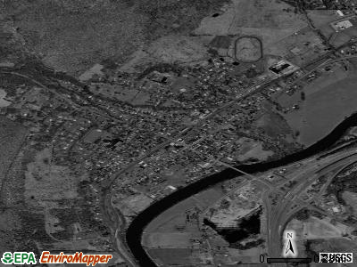 Bainbridge satellite photo by USGS