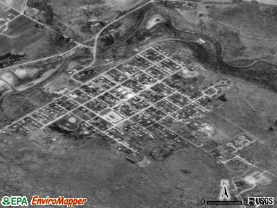 Boswell satellite photo by USGS