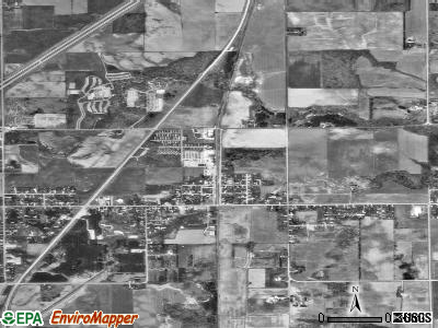 Cleveland satellite photo by USGS