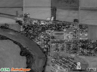 Silver Lake satellite photo by USGS