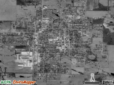 Greenfield satellite photo by USGS