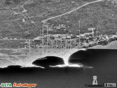 Grand Marais satellite photo by USGS