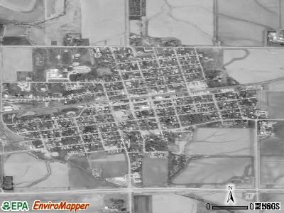 State Center satellite photo by USGS