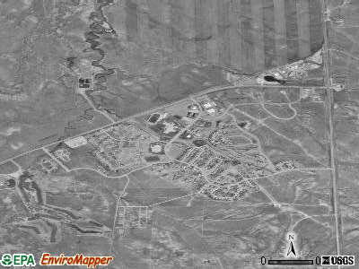 Wright satellite photo by USGS