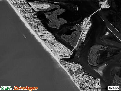 Manasota Key satellite photo by USGS