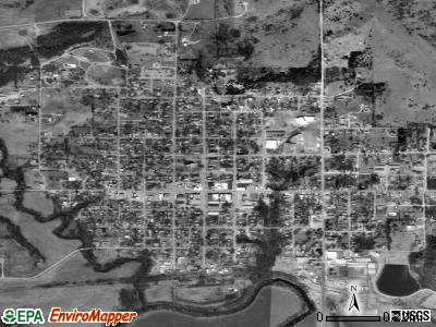 Sedan satellite photo by USGS