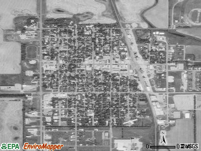Cando satellite photo by USGS