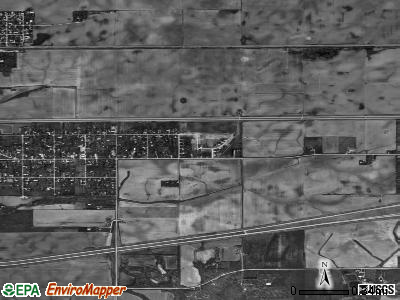 Harristown satellite photo by USGS