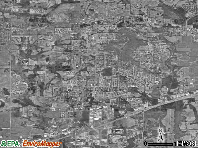Madison satellite photo by USGS