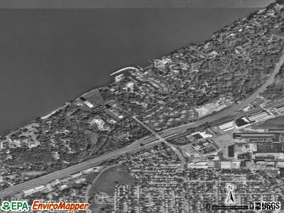 Bratenahl satellite photo by USGS