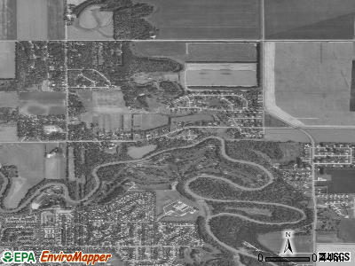 Oakport satellite photo by USGS