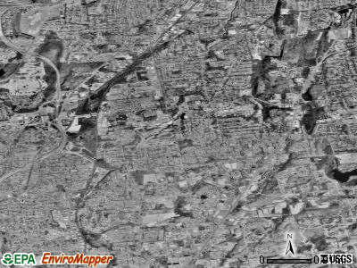 Newington satellite photo by USGS