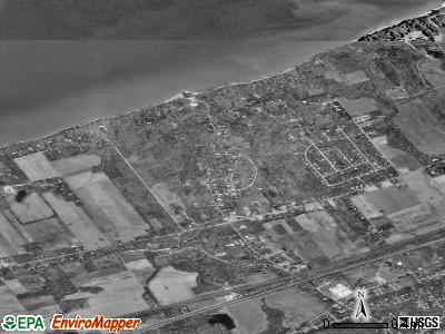 Avonia satellite photo by USGS
