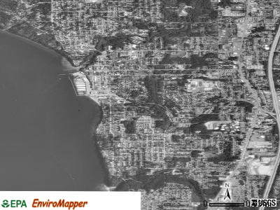 Des Moines satellite photo by USGS