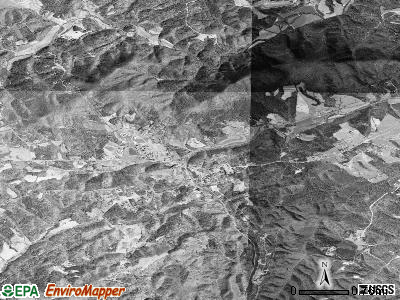 Ferrum satellite photo by USGS