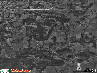 Justice satellite photo by USGS