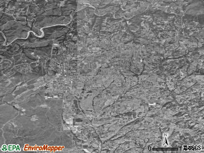 Fallbrook satellite photo by USGS