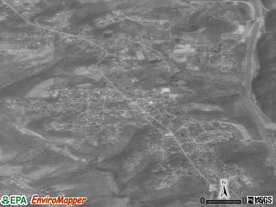 La Croft satellite photo by USGS