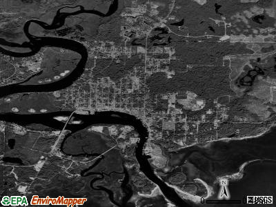 Carrabelle satellite photo by USGS