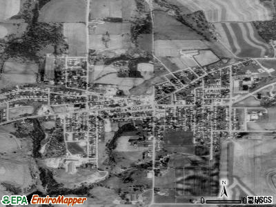 Hawley satellite photo by USGS