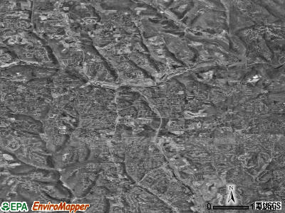 McCandless Township satellite photo by USGS
