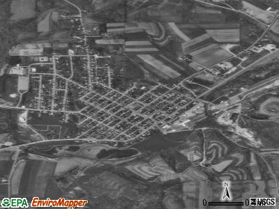 South Carthage satellite photo by USGS