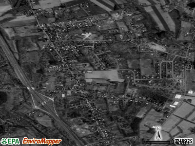 Belfast satellite photo by USGS