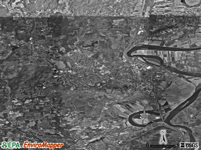 Northampton satellite photo by USGS
