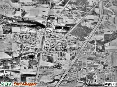 Hinckley satellite photo by USGS