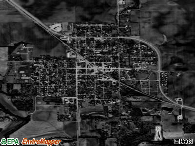Bethany satellite photo by USGS