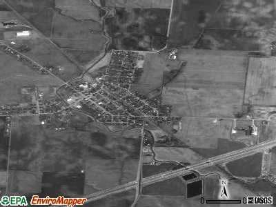 Clark satellite photo by USGS