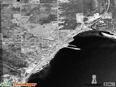 Baraga satellite photo by USGS