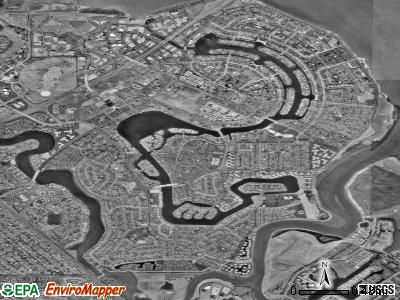 Foster City satellite photo by USGS