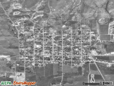 Moroni satellite photo by USGS