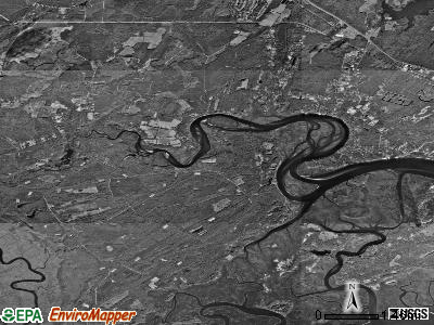Bluffton satellite photo by USGS
