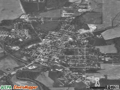 Warren satellite photo by USGS