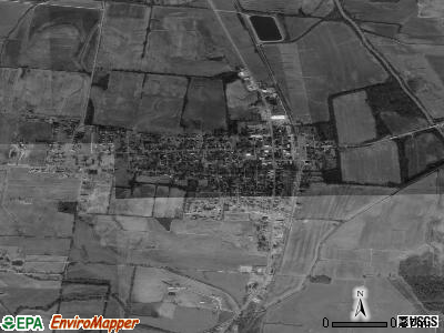 Rutherford satellite photo by USGS