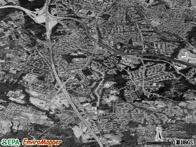 South Gate satellite photo by USGS