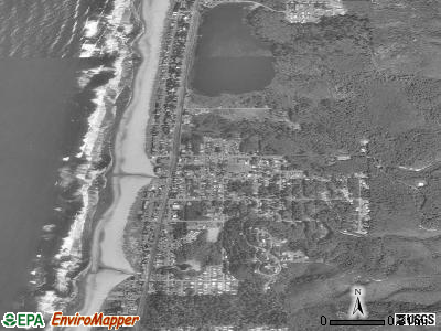 Rockaway Beach satellite photo by USGS