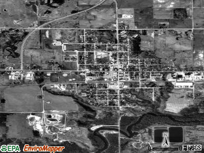Scottville satellite photo by USGS