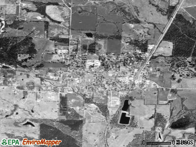Mineral Springs satellite photo by USGS